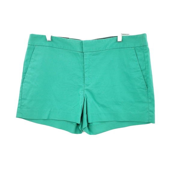 Banana Republic Pants - Banana republic turquoise hampton chino Shorts womens 14 pockets 4" inseam